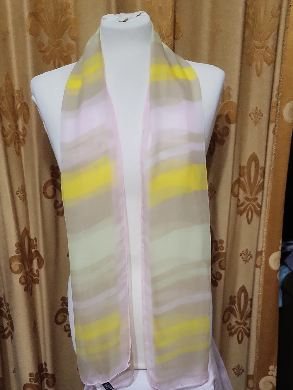 Carlisle Silk Chiffon Scarf Italy